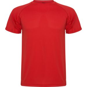 Roly CA0425 - MONTECARLO T-shirt tecnica manica corta raglan Rosso