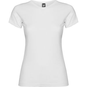 Roly CA6627 - JAMAICA T-shirt girocollo taglio aderente Bianco