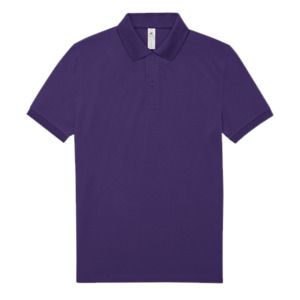 B&C BCID1 - Polo a manica corta da uomo Purple