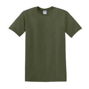 Gildan GN180 - Maglietta per adulti in cotone pesante Military Green