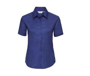 Russell Collection JZ33F - Camicia da donna in cotone Oxford