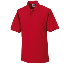 Russell JZ599 - Polo da uomo a manica corta Classic Red