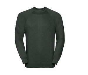 Russell JZ762 - Felpa da uomo con maniche raglan Verde bottiglia