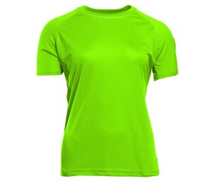 Pen Duick PK141 - T-Shirt Donna 100% Poliestere Fluorescent Green