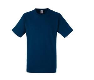 Fruit of the Loom SC190 - T-Shirt 100% Cotone Pesante Blu navy