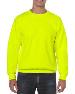 Gildan GN910 - Felpa girocollo da uomo Fluo Yellow