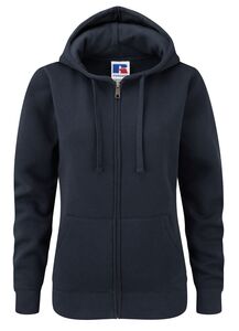 Russell JZ66F - Felpa donna Authentic Full Zip Blu oltremare