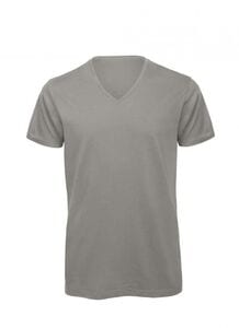 B&C BC044 - T-shirt da uomo in cotone biologico Grigio chiaro