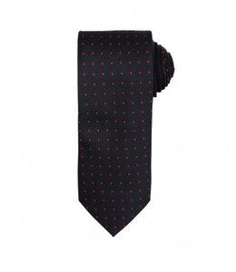 Premier PR781 - Micro Dot Tie Black/Red