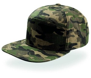 Atlantis AT055 - Cappello a 7 pannelli con visiera piatta Camouflage Kaki