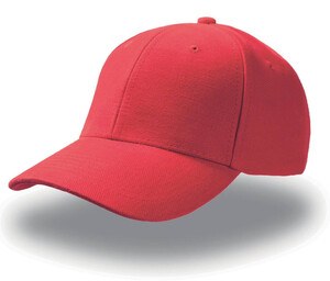 Atlantis AT076 - Cappello unisex a 6 pannelli Rosso