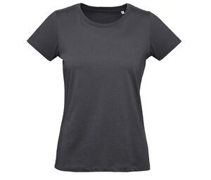 B&C BC049 - T-shirt da donna 100% cotone biologico Grigio scuro