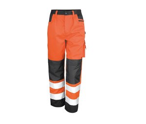 Result RS327 - Pantaloni multitasche ad alta visibilità Fluorescent Orange