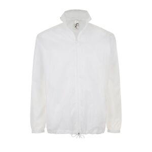 SOL'S 01618 - SHIFT Giacca Antivento Unisex Impermeabile Bianco