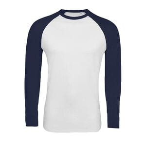 SOLS 02942 - Funky Lsl T Shirt Uomo Bicolore Manica Lunga A  Raglan