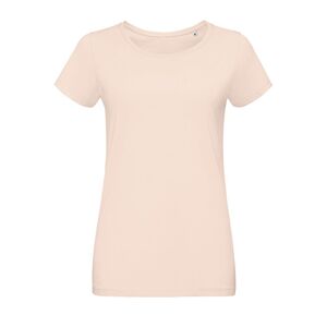 SOL'S 02856 - Martin Women T Shirt Donna Slim Girocollo Rosa pastello