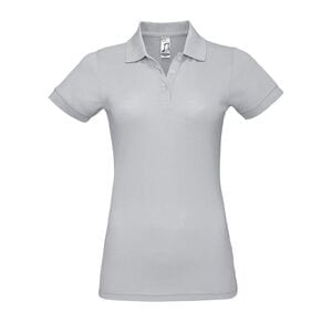 SOL'S 00573 - PRIME WOMEN Polo Donna Manica Corta Grigio puro