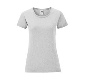 Fruit of the Loom SC151 - T-shirt girocollo 150 Grigio medio melange