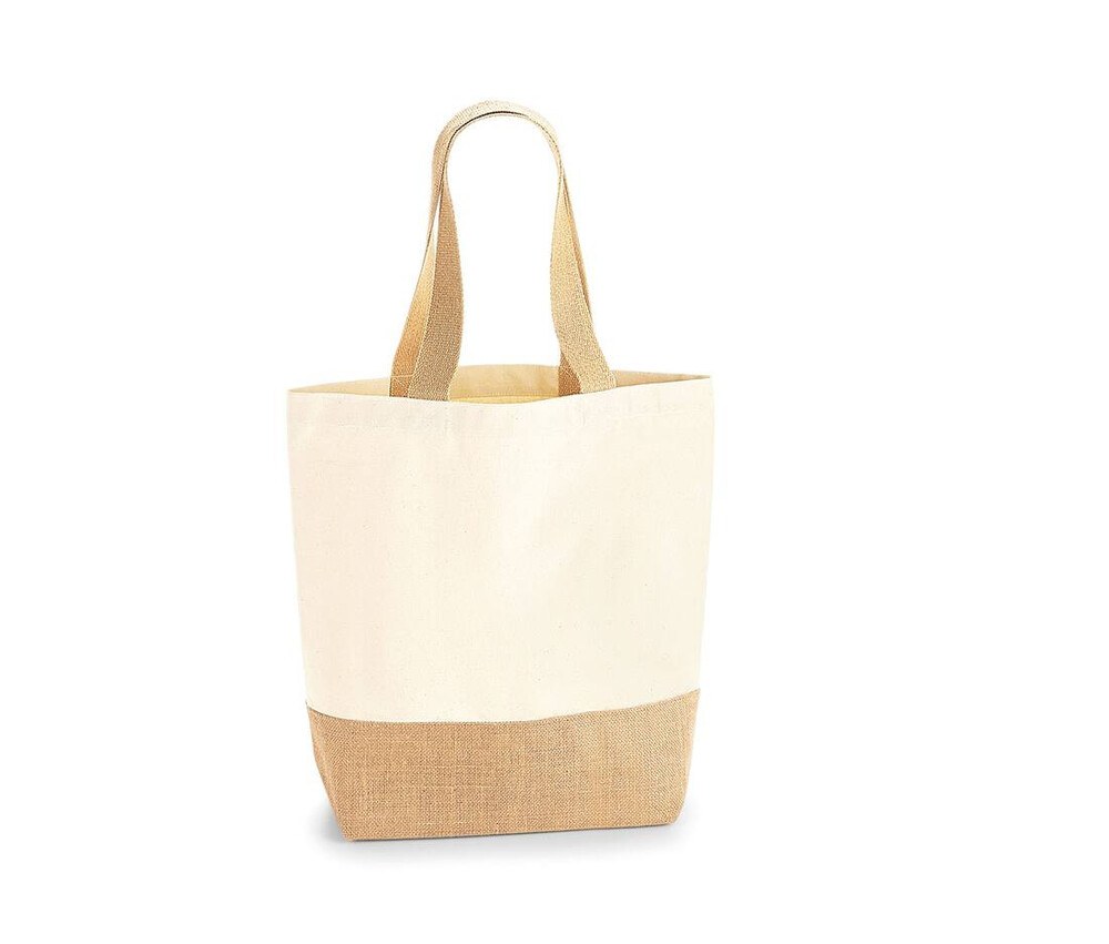 Westford mill WM450 - Borsa shopper in tela di cotone / juta