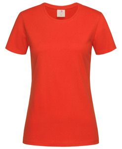 Stedman STE2600 - T-shirt girocollo da donna classica Brilliant Orange