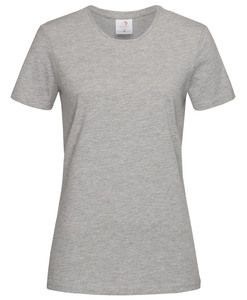 Stedman STE2600 - T-shirt girocollo da donna classica Grey Heather