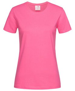 Stedman STE2600 - T-shirt girocollo da donna classica Sweet Pink