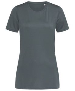 Stedman STE8100 - ss active sports-t t-shirt girocollo da donna Granite Grey