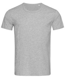 Stedman STE9000 - T-shirt con girocollo da uomo BEN Grey Heather