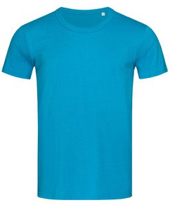 Stedman STE9000 - T-shirt con girocollo da uomo BEN Hawaii Blue