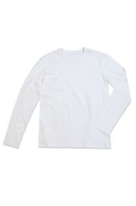 Stedman STE9040 - T-shirt uomo manica lunga Morgan ls Bianco