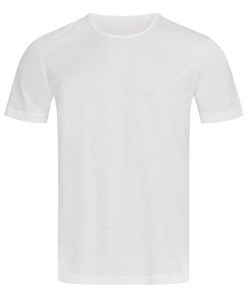 Stedman STE9400 - T-shirt con girocollo da uomo SHAWN Bianco