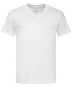 Stedman STE2300 - T-shirt scollo a V per uomo CLASSIC Bianco