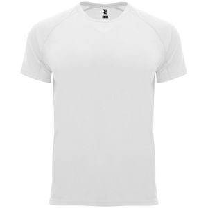 Roly CA0407 - BAHRAIN T-shirt tecnica con maniche corte a raglan Bianco