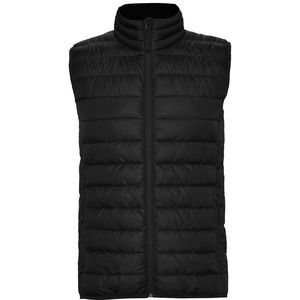 Roly RA5092 - OSLO  Gilet da uomo trapuntato con imbottitura tatto piuma Nero