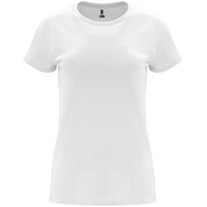 Roly CA6683 - CAPRI T-shirt manica corta sfiancata per donna Bianco