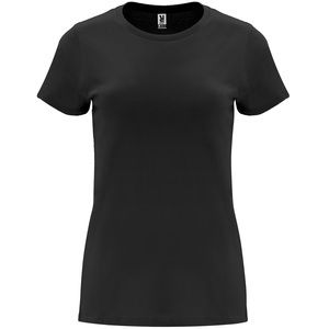 Roly CA6683 - CAPRI T-shirt manica corta sfiancata per donna Nero