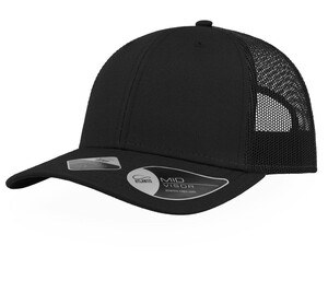 ATLANTIS AT173 - Casquette en polyester recyclé Black / Black