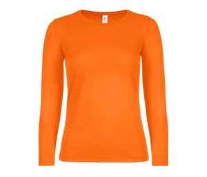 B&C BC06T - T-shirt manica lunga da donna Arancio
