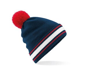 Beechfield BF472 - cappellino French Navy / Classic Red / White