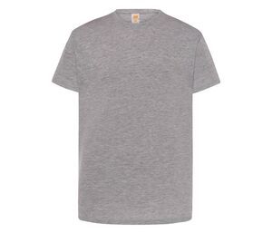 JHK JK145 - T-shirt da uomo girocollo Madrid Ash Grey