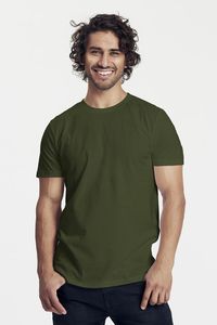 Neutral O61001 - T-shirt aderente da uomo Military
