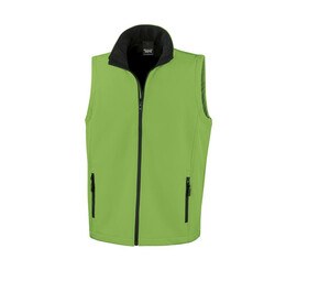 Result RS232 - Pile da uomo senza maniche Vivid Green/ Black