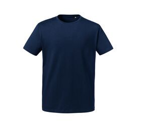 RUSSELL RU118M - T-shirt organique lourd homme Blu oltremare