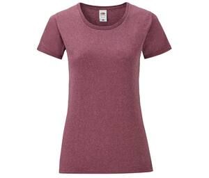 Fruit of the Loom SC151 - T-shirt girocollo 150 Heather Burgundy