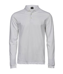 Tee Jays TJ1406 - Polo uomo manica lunga stretch di lusso