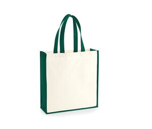 Westford mill WM600 - Borsa della spesa della galleria Natural / Bottle Green