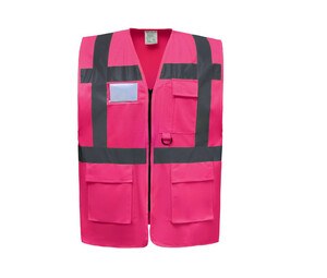 Yoko YK801 - Gilet multifunzione ad alta sicurezza Rosa