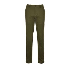 NEOBLU 03178 - Gustave Men Pantalone Chino Uomo Con Vita Elasticizzata Kaki intense