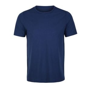 NEOBLU 03184 - Lucas Men T Shirt Uomo Manica Corta Jersey Mercerizzato Bleu intense