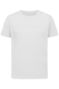 Stedman STE8170 - T-shirt interlock active-dry ss per bambini Bianco